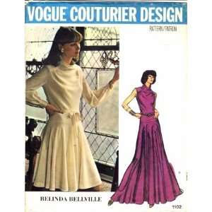  Vogue 1102 Sewing Pattern Couturier Design Belinda 