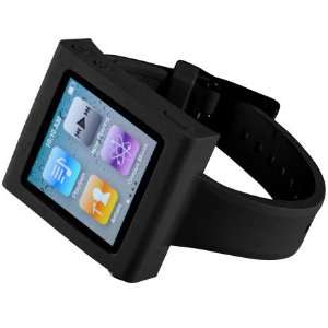  HEX HX1004 Slim Watch Band for iPod Nano G6 (Black)  