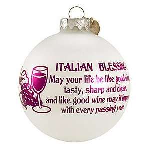  Italian Blessing Ornament