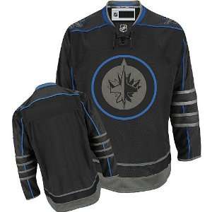    KIDS 2012 NHL Jersey Blank Winnipeg Jets Black Ice Hockey Jerseys 