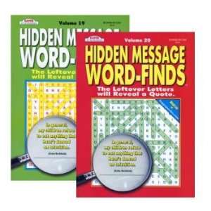  Kappa Hidden Message Word Finds Book(pack Of 48) Toys 