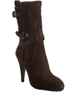 Tods brown suede cross strap platform boots  BLUEFLY up to 70% off 