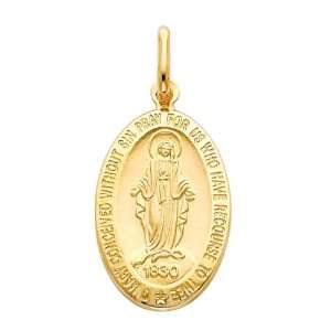   Religious Our Lady of Guadalupe Miraculous Mary Medal Charm Pendant