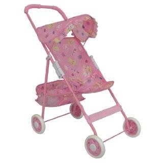 Pink Umbrella Doll Stroller for Baby Dolls by Doll Stroller