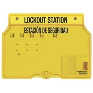 Master Lock Spanish/English 4 Padlock Capacity Station With Cover 