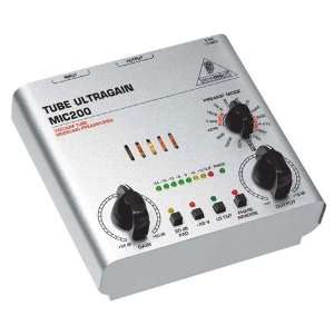   MIC 200 Tube Ultragain Mic Pre Amp Mic PreAmp Musical Instruments