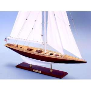  35 Model Sailboat   Already Built Not a Kit   Wooden Sail Boat 