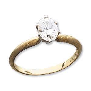   10 CT Moissanite Oval Ring   14kt Gold/14kt yellow gold Jewelry