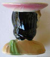 Vintage Signed Art Pottery Shawnee USA 896 6 Lady Head Vase Hawaiian 