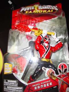 Power Rangers Samurai Sword Morphin Fire Red Ranger  
