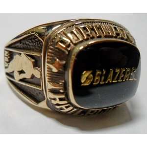  Balfour NBA Portland Trailblazers Ring Size 10.5 Gold 