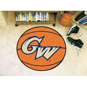   NCAA George Washington Colonials Chromo Jet Printed Basketball Rug