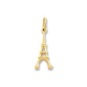    14k Eiffel Tower Charm   Measures 25x9mm   JewelryWeb Jewelry