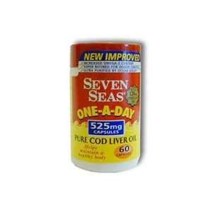  Seven Seas One A Day Pure Cod Liver Oil Capsules   60 Ea 