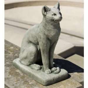   Cat Cast Stone Garden Statue Greystone, Greystone Patio, Lawn