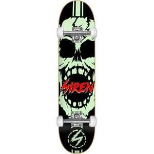  Siren Glow Skull Complete Skateboard   8.0 Black/Glow W 