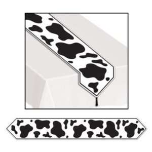  Printed Cow Print Table Runner Party Accessory (1 count 
