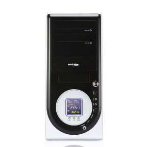 Sentey PS2 3268 ATX Mid Tower Case with Power Supply and LCD Display 
