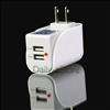 Dual 2 Port USB Wall AC Charger Adapter for iPhone iPod iPad  