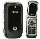 New BLACK Motorola EM330 Flip Cell Phone Unlocked AT&T