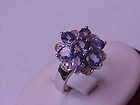 designer samuel b bjc 585 14k wg ring iolite diamonds