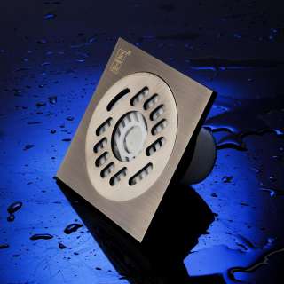 Brand New 4 Inch Shower Drain Square Floor Waste Grate Bronze KT 802C 