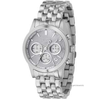 New DKNY Silver & Gray Dial Chronograph Womens Watch NY4689  