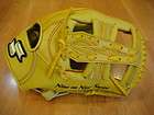 New SSK Nine On Nine 12 Infield Baseball Glove Yellow RHT Pro
