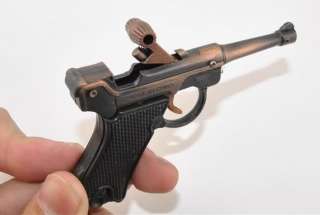 Imitation Tortoise box gun model with keychain,1 Pcs  