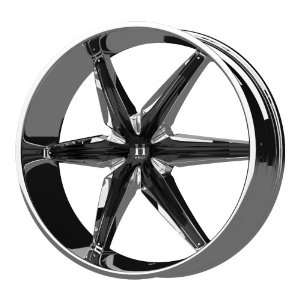 Helo HE866 Chrome Wheel with Black Accents (24x9.5 