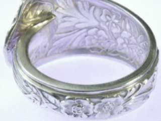 Century ROYAL ROSE Sterling Silver Spoon Ring Sz 7 10  