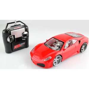   24 RC Ferrari F430 Full Fuction Remote Control Car (RED) Toys & Games