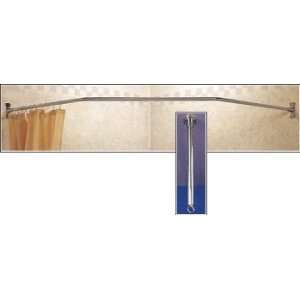  Neo angle Corner Shower Rod Set w/ Ceiling Brace 