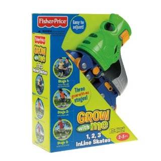 Fisher Price Grow With Me 1,2,3 Inline Skates   Boys by Fisher Price