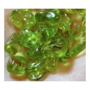  25 Carats Green Peridots Gem Stones Rough Tumbled Polished 