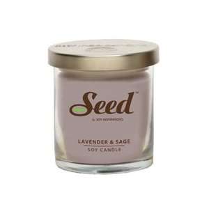  Seed, Lavender Sage Soy Candle, 4.5 Oz  Health 