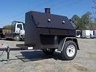 BBQ PIT SMOKER concession grill utility 8ft trailer gas