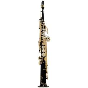   Black lacquered Bb Soprano Saxophone   Jubilee Ed Musical Instruments