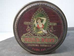 Antique Tobacco Tin Dills Best Cube Cut Richmond VA  