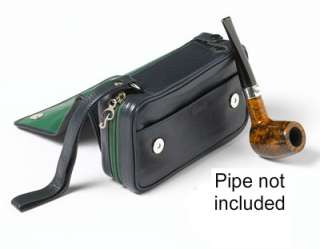   Avoca Leather Combination 2 Pipe Bag New & Boxed (POU140)  