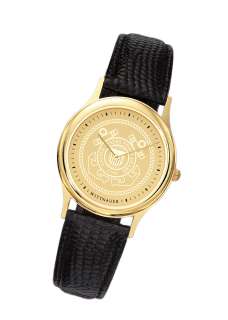 Mens Gold Wittnauer USCG Coast Guard Military Watch  