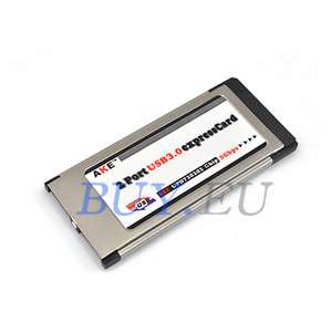 Express Card Expresscard to USB 3.0 2 Port Adapter  