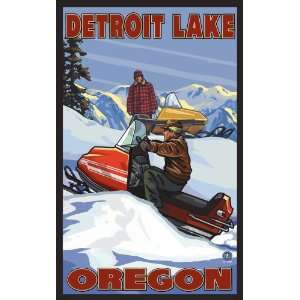  Northwest Art Mall Detroit Lake Oregon Snowmobiling 