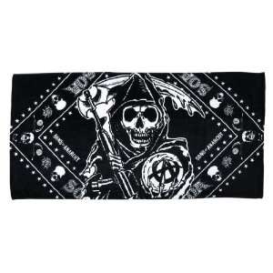  Licensed Sons of Anarchy Grim Reaper Beach Towel 31 X 61 