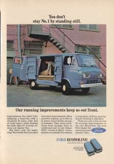 1960s Vintage Advertisement FORD ECONOLINE SUPER VAN  