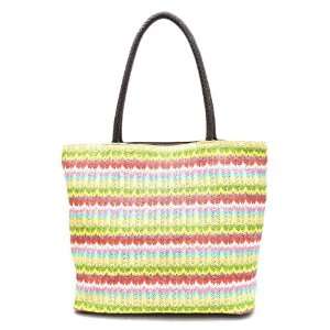  Multi Color Straw Spring and Summer Beach / Shopper / Tote Bag 