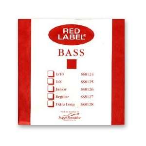    Red Label Double Bass D String, 3/4 Size Musical Instruments