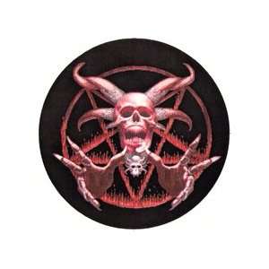  Satanic Pentagram Big Pin 