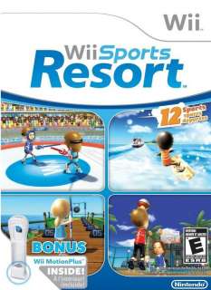 Wii Sports Resort w / 1 MotionPlus Accessory (Nintendo Wii) NTSC 