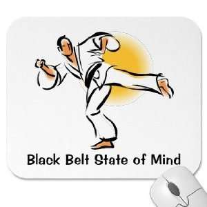 Black Belt State of Mind Man Mousepad